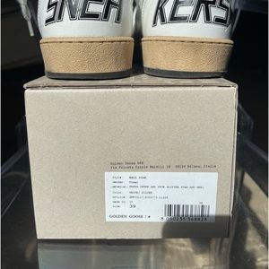 Ballstar Golden Goose, size 39, women’s, white/silver